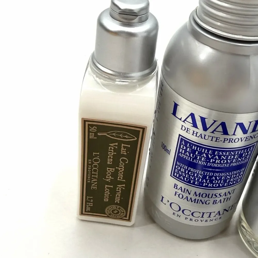 L'Occitane En Provence Travel Size 7pc Gift Set In Travel Bag - Best of Harvests